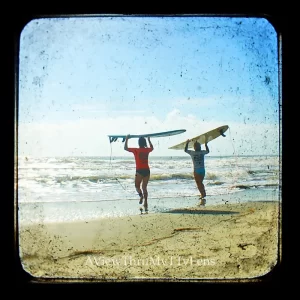Surfer Duo Isle Of Palms South Carolina TTV Photography