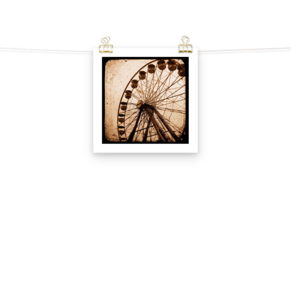 Ferris Wheel - Award Winning- TTV Photography - Photo paper poster - Image 3