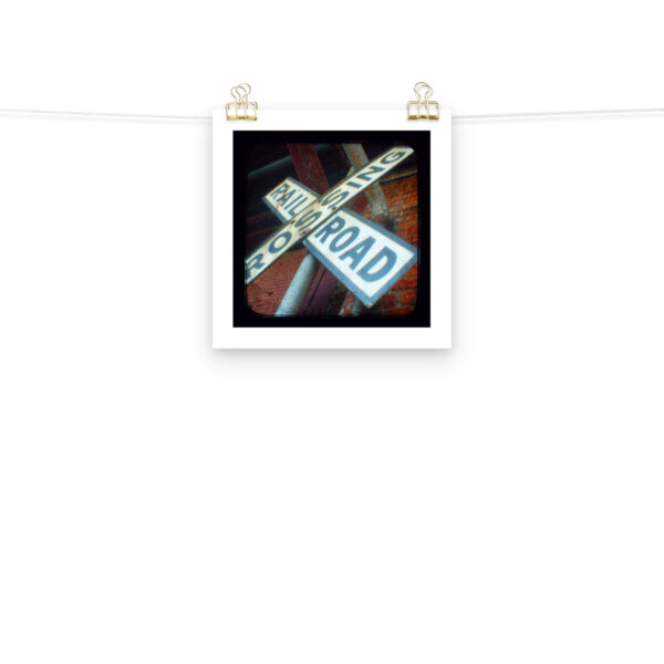 Railroad Crossing Roanoke Virginia - TTV Photography - Photo paper poster - Image 3