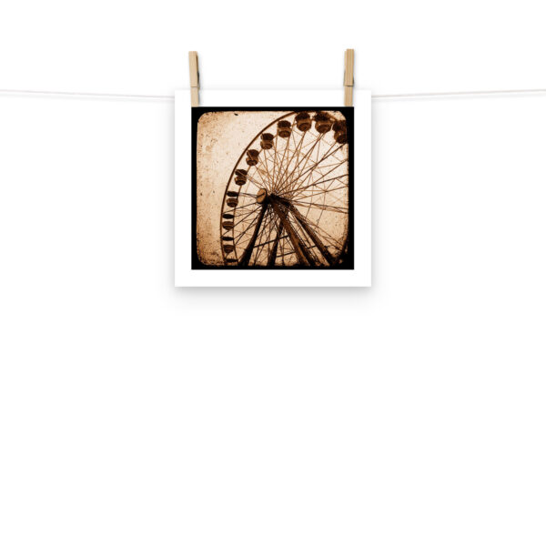 Ferris Wheel - Award Winning- TTV Photography - Photo paper poster - Image 2