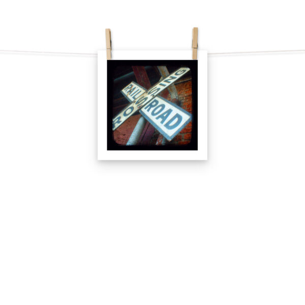 Railroad Crossing Roanoke Virginia - TTV Photography - Photo paper poster - Image 2