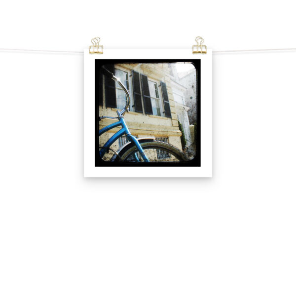 Blue Bike Charleston South Carolina - TTV Photography - Photo paper poster - Image 6