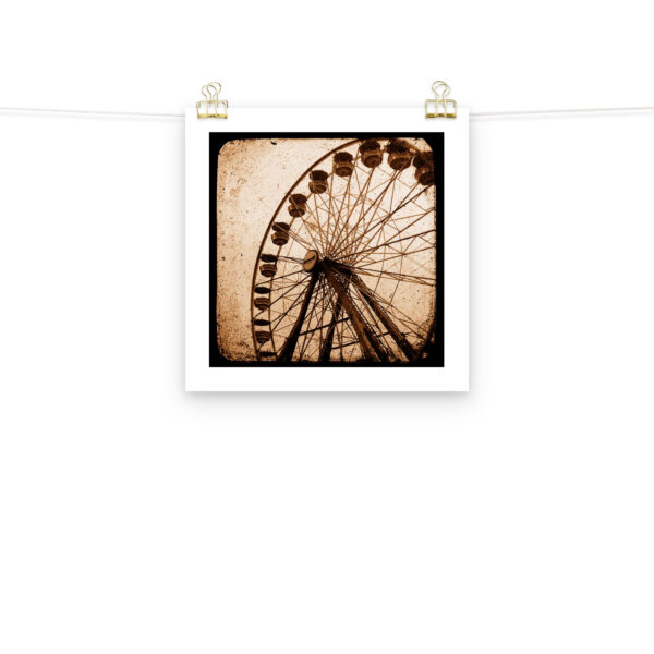 Ferris Wheel - Award Winning- TTV Photography - Photo paper poster - Image 6
