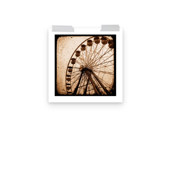 Ferris Wheel - Award Winning- TTV Photography - Photo paper poster - Image 7