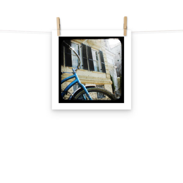 Blue Bike Charleston South Carolina - TTV Photography - Photo paper poster - Image 5