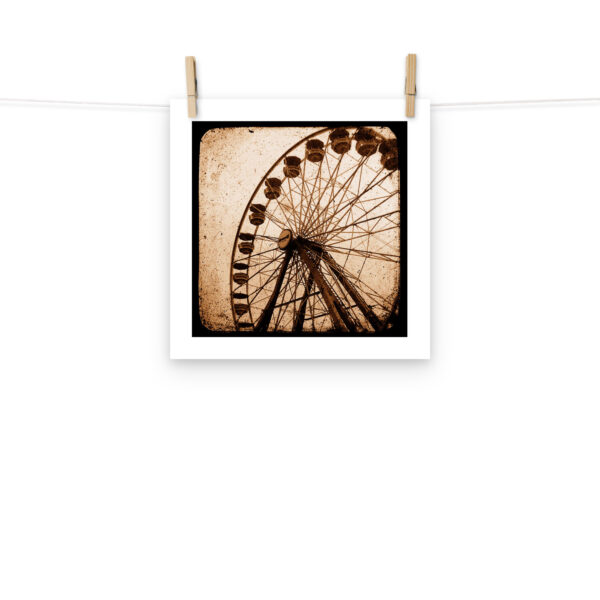 Ferris Wheel - Award Winning- TTV Photography - Photo paper poster - Image 5