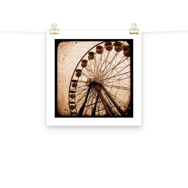 Ferris Wheel - Award Winning- TTV Photography - Photo paper poster - Image 9