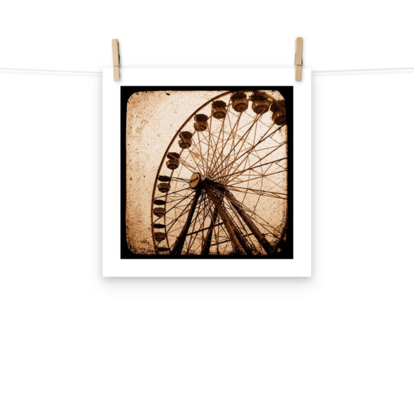 Ferris Wheel - Award Winning- TTV Photography - Photo paper poster - Image 8