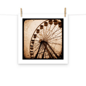 Ferris Wheel - Award Winning- TTV Photography - Photo paper poster