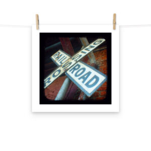 Railroad Crossing Roanoke Virginia - TTV Photography - Photo paper poster