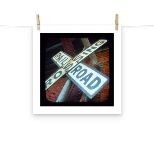 Railroad Crossing Roanoke Virginia - TTV Photography - Photo paper poster