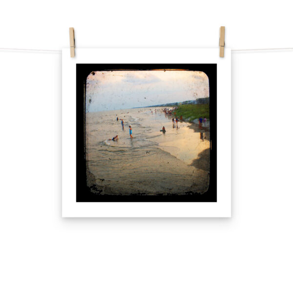 Sunset Swim - TTV Photography - Photo paper poster
