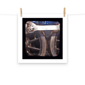 Train Wheels - TTV Photography - Photo paper poster